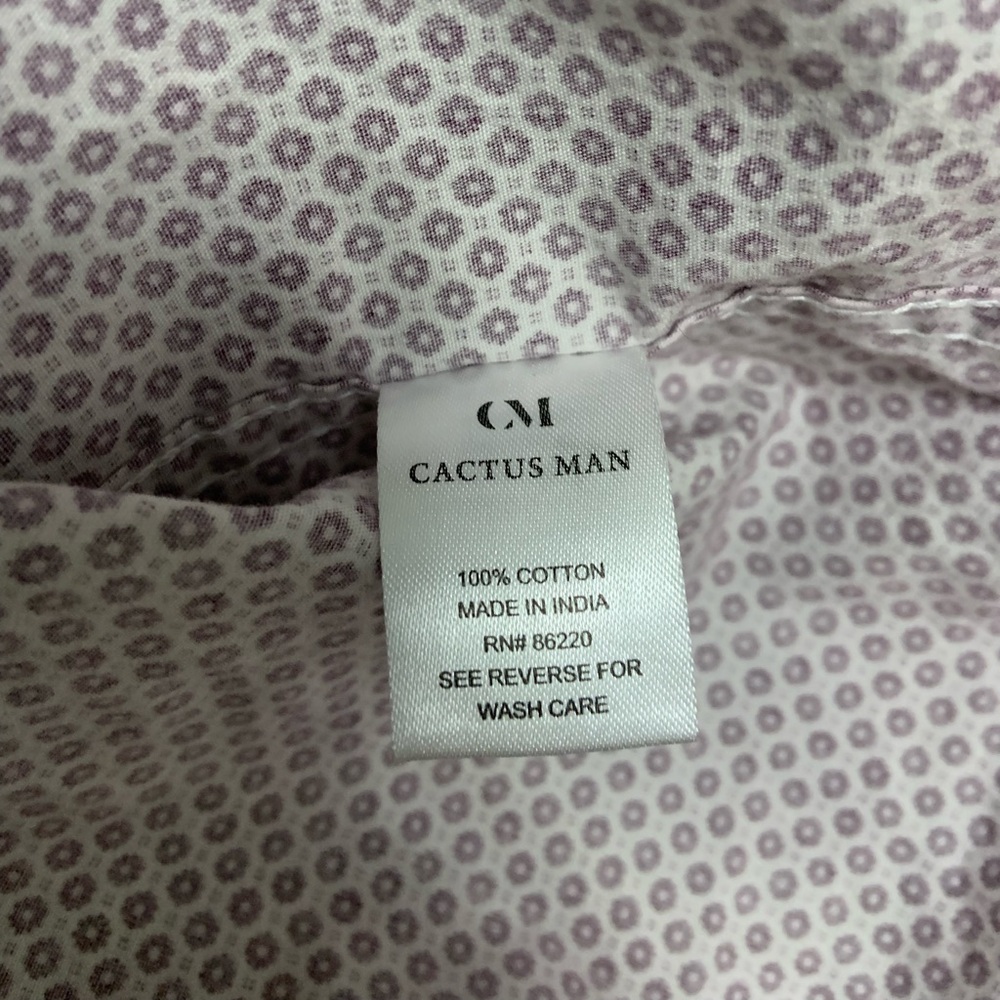 Cactus Man Ricky Singh Men's Size Small Button Collar Shirt - Picture 5 of 6